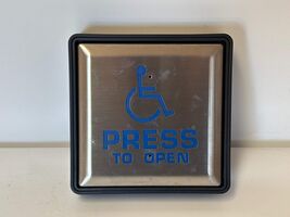 Larco 6S103 Heavy‑Duty Commercial Entry Push Plate Switch Stainless Steel - $1,118.98 MXN