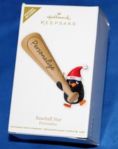 Hallmark Ornament Keepsake Christmas &quot;2012 Baseball Star Penguin&quot; NIB - £3.89 GBP
