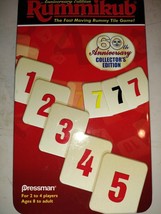 Rummikub Travel 60th Anniversary Collector&#39;s Tin Edition Pressman 1999 C... - £11.71 GBP