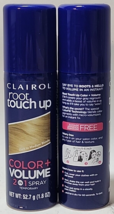 2 Clairol Root Touch Up Color Volume Spray Temporary Dark To Medium Blonde 1.8oz - £22.91 GBP