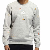 Adidas ED8323 Global Citizens Crew Sweatshirt Grey ( 2XL ) - $118.77