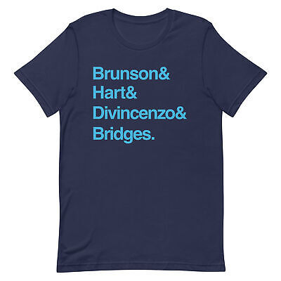 NOVA T-SHIRT Jalen Brunson Josh Hart Donte Divincenzo & Mikal Bridges NOVAKNICKS