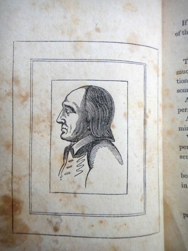 Primary image for 1849 antique PHYSIOGNOMIST OWN BOOK LAVATER WRITINGS handbound PHRENOLOGY early