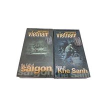 Set of 2 Vietnam Battlefield VHS Tapes Time-Life Video Series Saigon Khe... - $21.78
