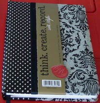 Brand New Journal, Bookbound, Flocked Velvet Pattern, Very Pretty Journal - $14.84
