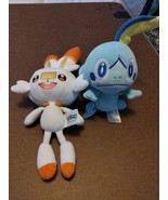 2 Pokemon Plush Scorbunny Sobble Game Freak Nintendo 2022 10-14 Inches  - $506.15 MXN
