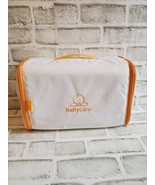 Small Baby Care Diaper Bag White with Yellow Trim &amp; Wipe-Clean Interior ... - £11.71 GBP