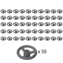 50x Dark Gray 2819 Steering Wheel ∅24/Steering Wheel w. 3 Studs Diameter - £7.33 GBP