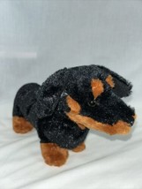 Ganz Webkinz Black Brown Dachshund Dog Plush Stuffed Animal Toy HM345 NO... - £8.69 GBP