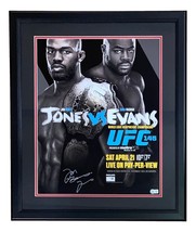 Jon Jones Signed Framed 16x20 UFC Fight Poster Photo BAS - £232.60 GBP