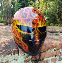 Custom Airbrushed   Motorcycle Helmet - $318.22