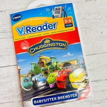 V Reader Interactive Reading Book System Chuggington Babysitter Brewster By Vtec - £15.97 GBP