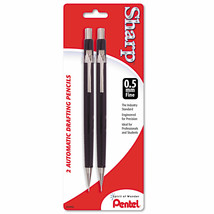 Sharp Mechanical Drafting Pencil 0.5 Mm Black Barrel 2/Pack P205Bp2K6 - $21.00