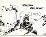 Hoke Denetsosie Artist Signed Comic Western Boulevard Dude Larsen Postcard - $3.91