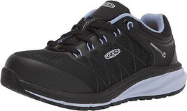 KEEN Utility Women&#39;s Vista Energy Hiking Work Shoe Composite Toe BLACK SIZE 6 M - £66.67 GBP