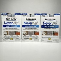 Lot Of 3 Rust-Oleum 18 oz NeverWet Multi Purpose Spray Kit Waterproof Stops Rust - £23.35 GBP