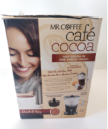 Mr Coffee Cafe Cocoa Hot Chocolate Maker Black -Model BVMC-HC5 w/ Basket... - $638.27 MXN