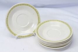 Franciscan Hacienda Gold Saucers 6-1/4"  Lot of 6 - $12.73