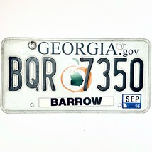 2016 United States Georgia Barrow County Passenger License Plate BQR 7350 - €11,16 EUR