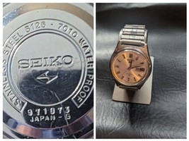 1960’S Seiko 5 Sportsmatic 23 Gioielli Automatic Acciaio Inox 5126-7010 ... - $123.66