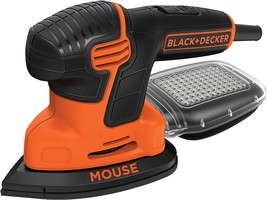 Black Decker Mouse Bdems600 1 2 Amp Electric Detail Sander. - $41.93