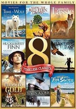 8Movie Color Dvd Time Wolf,Red Fern Grows,Seven Alone,Ron Howard Beverly Garland - £77.63 GBP