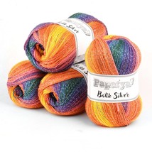 Papatya crochet yarn for Scarfs and Blouses. Pack of 5 Skeins - £27.16 GBP