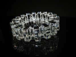 Large Size  Glass Sprocket  Ashtray Measures 7" diameter by 1.75" H image 11