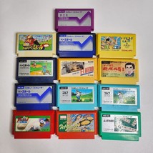 Lot of 13 1980s Nintendo Famicon NES Games Japan Japanese UNTESTED - £96.76 GBP