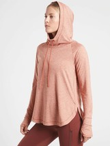 Athleta Uptempo Hoodie Sweatshirt Cameo Peach Etruscan Red Size Small S - £17.30 GBP