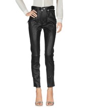 Leather Pants Leggings Size Waist High Black Women Wet S L Womens 14 6  ... - $92.51