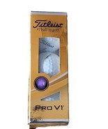Tileist Pro V1 One Sleeve Of Golf Balls - 3 Balls Total Unused - Personalized  - $5.87