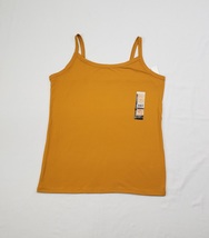 Adult Cami No Boundaries Ribbed Stretch Tank Top Undershirt Yellow Size ... - $17.00