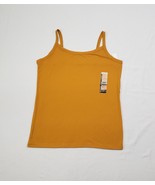 Adult Cami No Boundaries Ribbed Stretch Tank Top Undershirt Yellow Size ... - £13.37 GBP