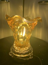 Glass GOLD Electric Aroma Lamp Oil and Wax Tart Warmer - $22.99+