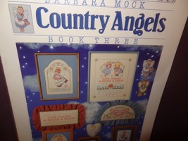 Country Angels Cross Stitch Leaflet Book Dimensions 1988 Barbara Mock 143 - $12.99