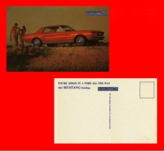 1967 FORD MUSTANG HARDTOP VINTAGE ORIGINAL COLOR POST CARD - USA - BEAUT... - £6.82 GBP