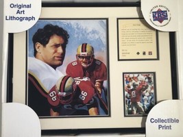 1996 Steve Young Framed San Francisco 49ers Lithograph Art Print Photo - $9.98