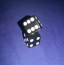 Clue Dice Black Replacement Game Piece 00045 - $2.10