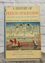 1964 1st History of French Civilization From 1000 to Present Day Georges Duby HC - £22.95 GBP