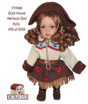 Vintage Duck House Heirloom 12 inch Cowgirl Doll Kylly #35 of 5000 - £31.59 GBP
