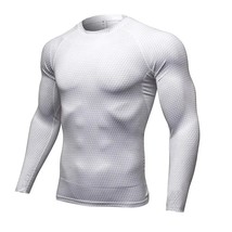 Winter Men Long Sleeve Running  T Shirt Clothing Mens Thermal Muscle Bodybuildin - £87.47 GBP