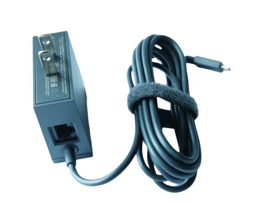 Google Chromecast Ultra AC Adapter Power Supply Cord Wall Charger with RJ45 Port
