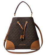 Michael Kors Médium Mercer Gallery Convertible Bucket Lea... - $247.49