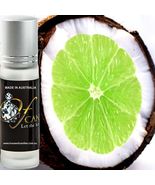 Tahitian Coconut Lime Premium Scented Roll On Fragrance Perfume Oil Vegan - £10.22 GBP+