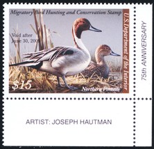 RW75, Mint NH Superb $15 Duck Stamp - PSE Graded 98 * Stuart Katz - £74.39 GBP