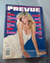 Prevue Magazine Lois Hamilton Aliens Madonna Aug 1986 EX+ - £9.91 GBP