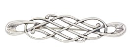 Jewelry Trends Sterling Silver Round Celtic Knot Elegant Weave Brooch Pin (Irish - $48.99+