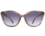 Anne Klein Sunglasses AK7069 505 PLUM HORN Purple Gold Frames with purpl... - $70.16