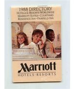 1988 Marriott Worldwide Directory Hotels Resorts Suites Courtyard Fairfield - $21.78